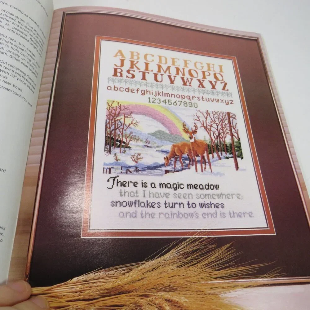 Farmhouse Quilting and Cross Stitching 41 page PATTERN BOOK 1982